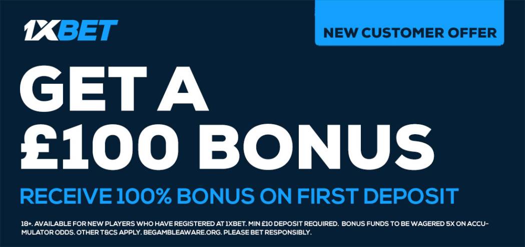 1XBet Welcome Bonus On 1st Deposit